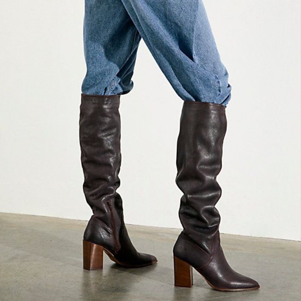 Riley tall slouch boots